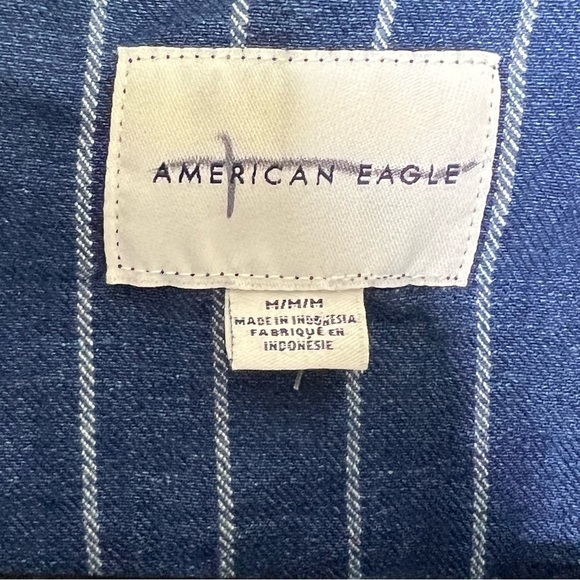 American Eagle Chambray Striped Top - Picture 5 of 5